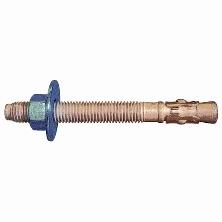 Torquemaster Torquemaster Wedge Anchor, 5/8" Dia., 6" L, Steel Galvanized, 10 PK 55208